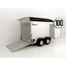 Debon Cargo Remolque Cerrado 2,0 t, 300x163x200 cm Alu/Poly