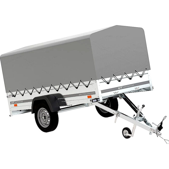Remolque de jardín UNITRAILER 264 KIPP, un eje, 750 kg