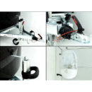 Humbaur Remolque cerrado 1,5t Alu/Polybug con puerta lateral y rampa