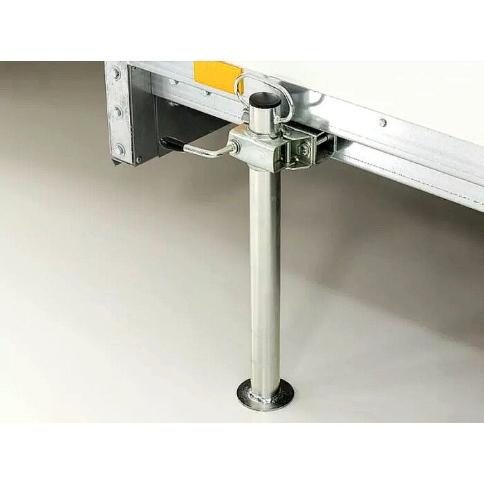 Remolque cerrado BK 146x304x180 cm, 1300 kg, blanco - Imagen 10